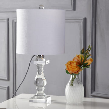 Kellen 20.75" Crystal LED Table Lamp - JONATHAN Y